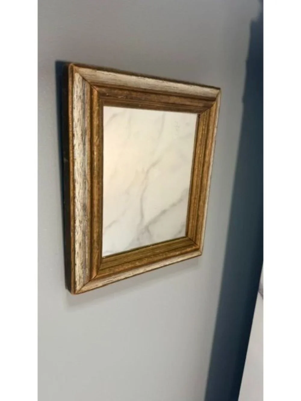 Wood-framed Antique Mirror